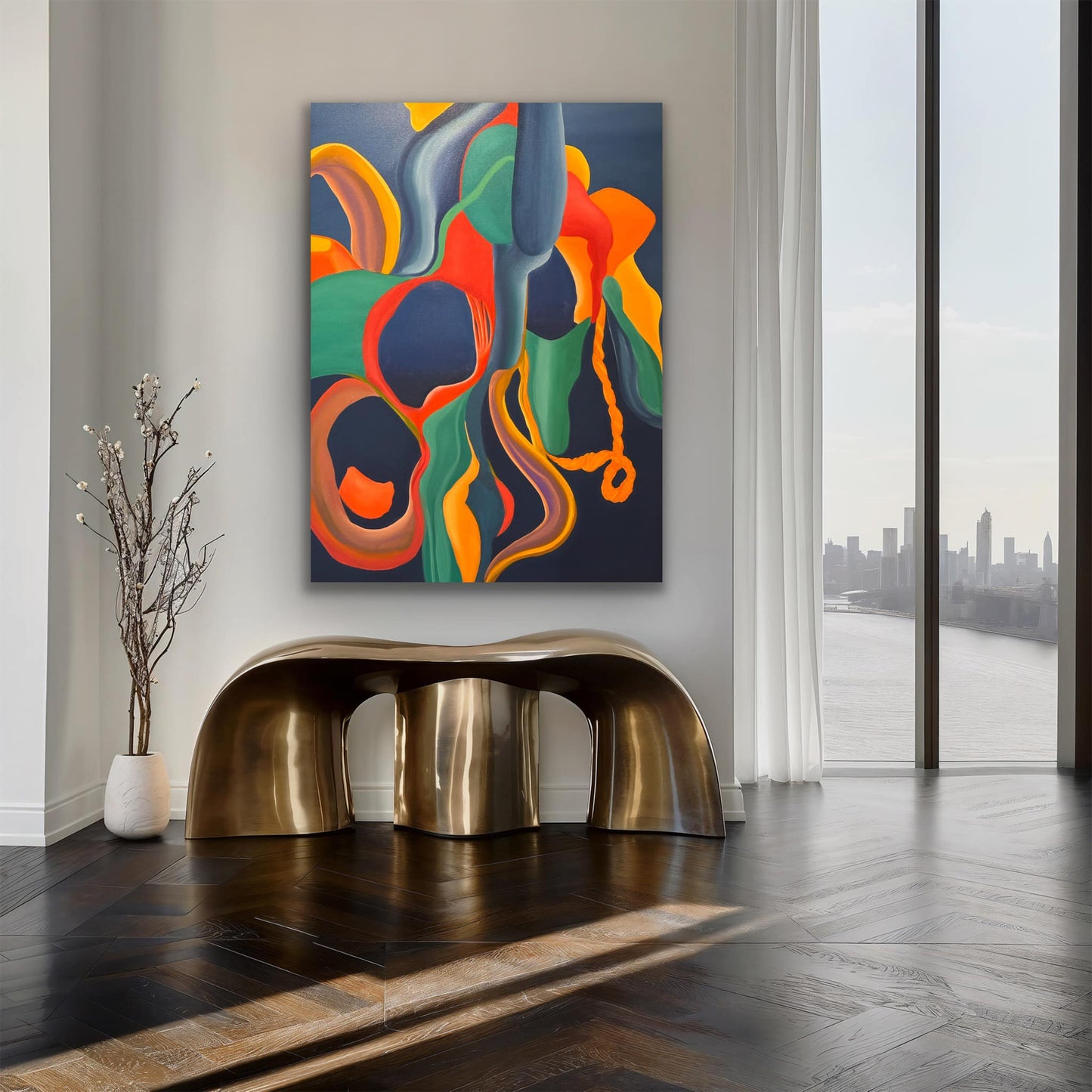 Moving On - 48 x 36 x 1.5 in / 121.92 x 91.44 x 3,81 cm - SOLD