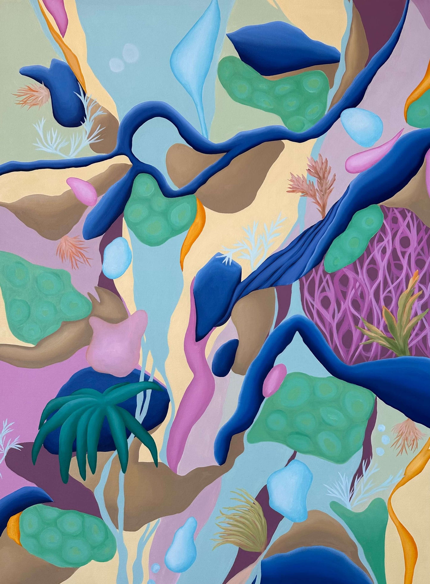 Anemone at Sotheby’s Victoria - 48 x 36 in - SOLD