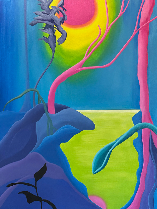 Beyond the Map at The Federation Gallery in Vancouver  - 48 x 36 in