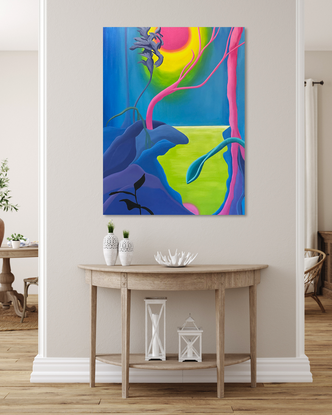 Beyond the Map at The Federation Gallery in Vancouver  - 48 x 36 in