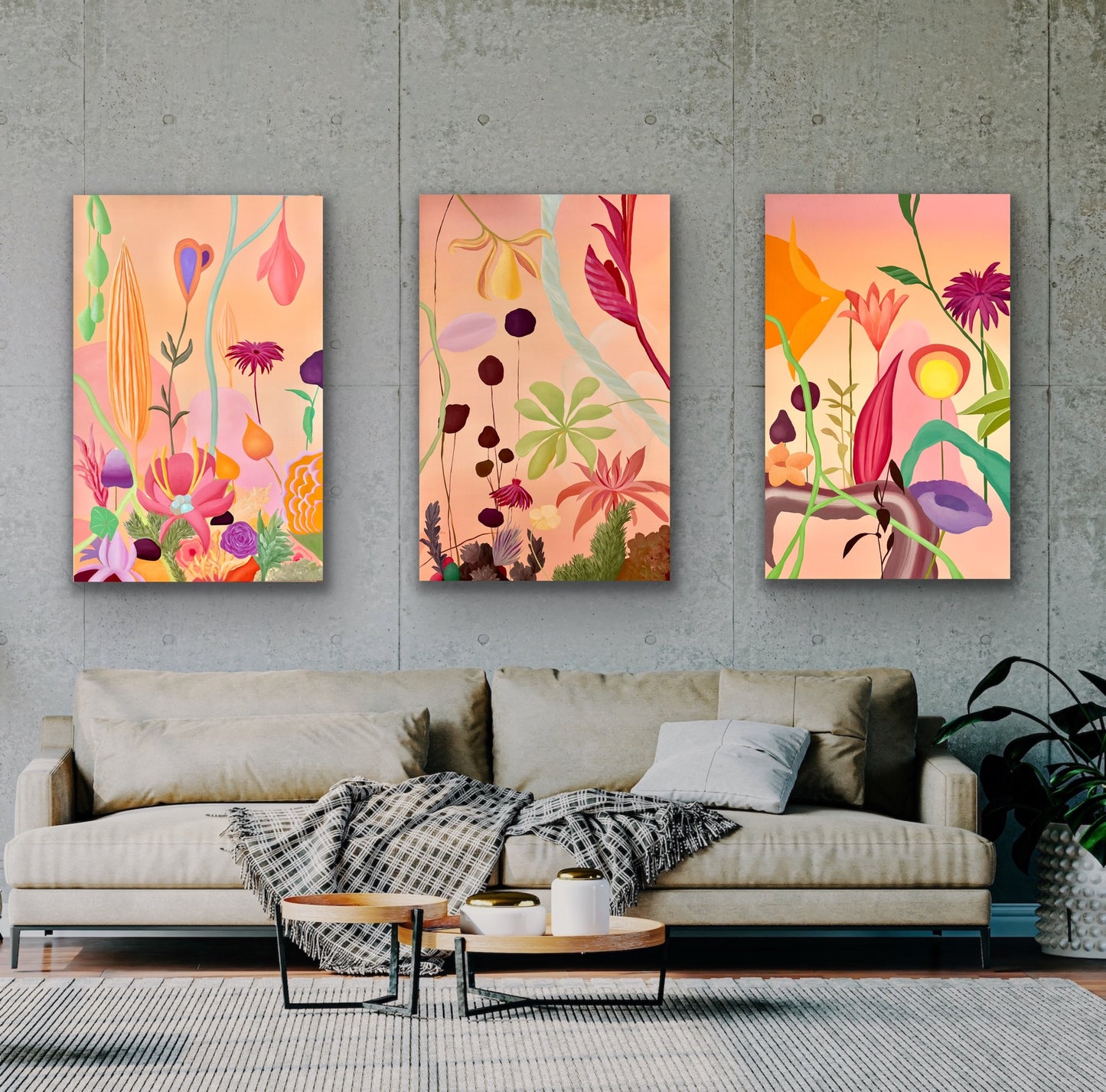 Mystic Garden III - 43 x 28 in  - SOLD