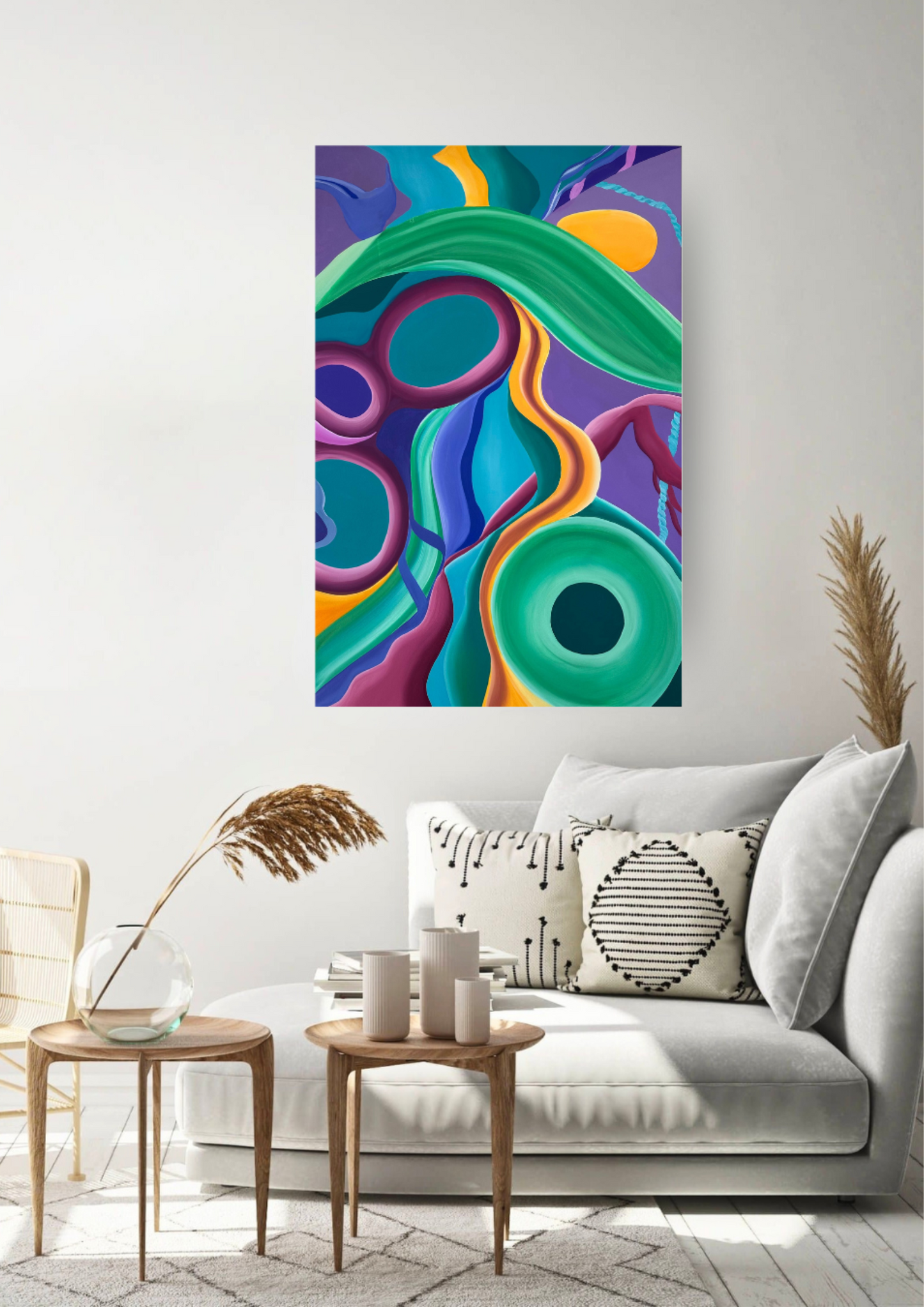 Meandering II - 43 x 28 in