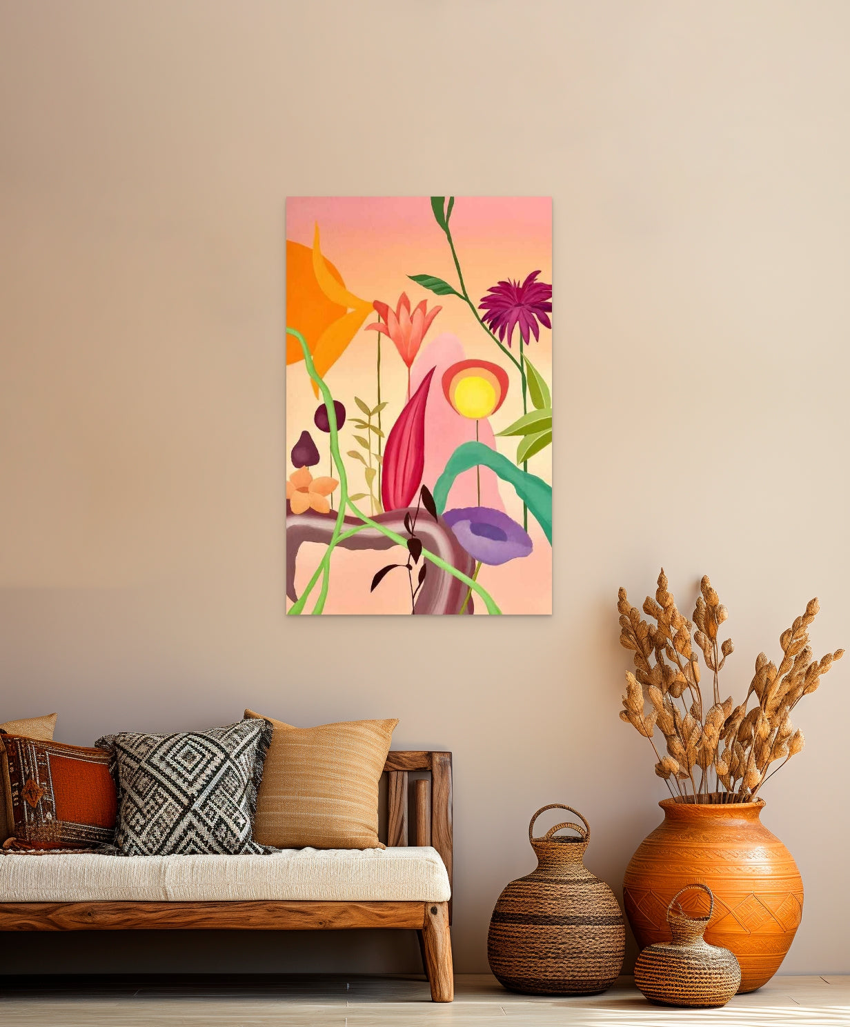 Mystic Garden I - 43 x 28 in - SOLD