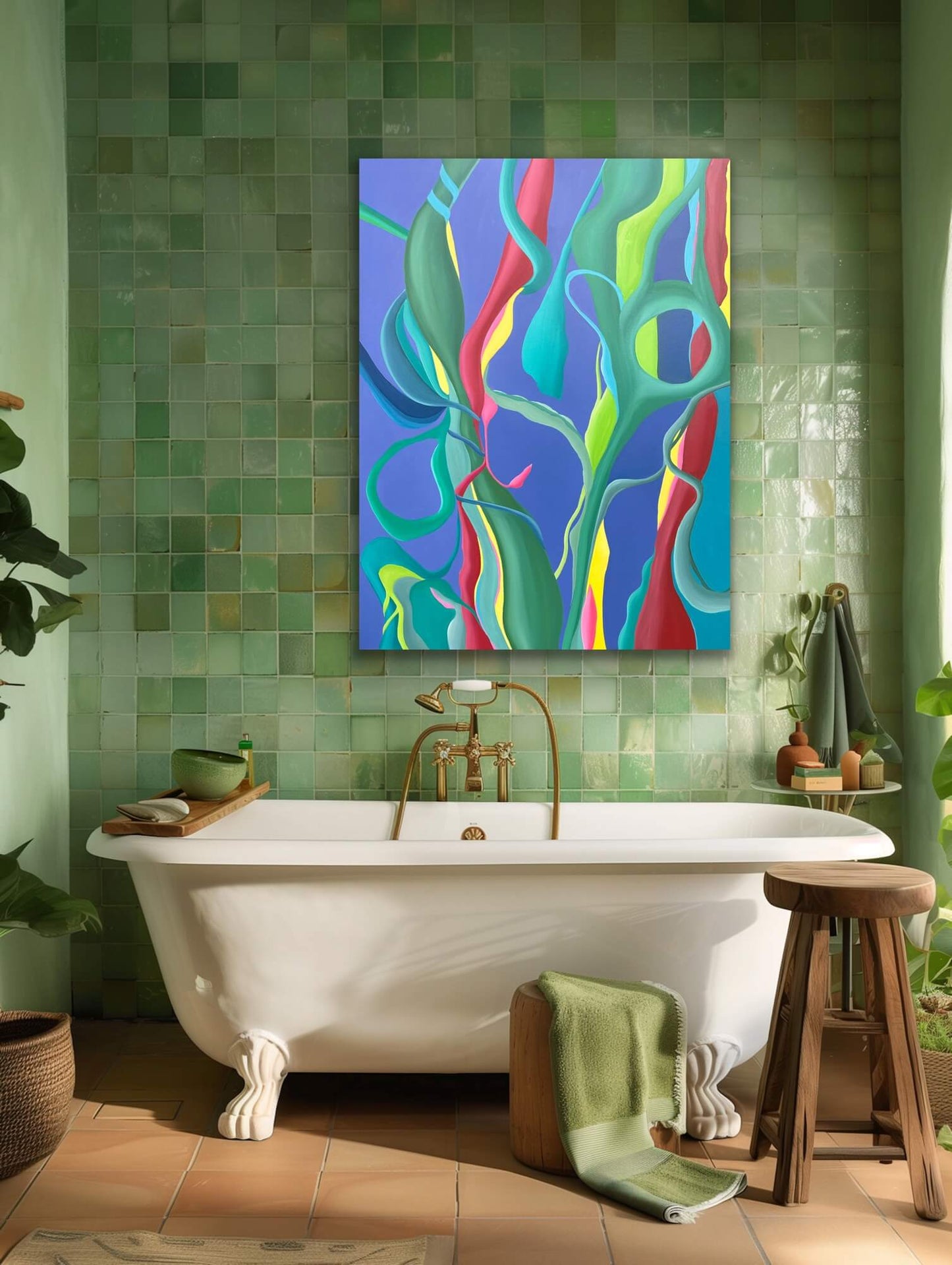 Ebb & Flow at the Tofino Gallery of Contemporary Art - 48 x 36 x 1.5 in