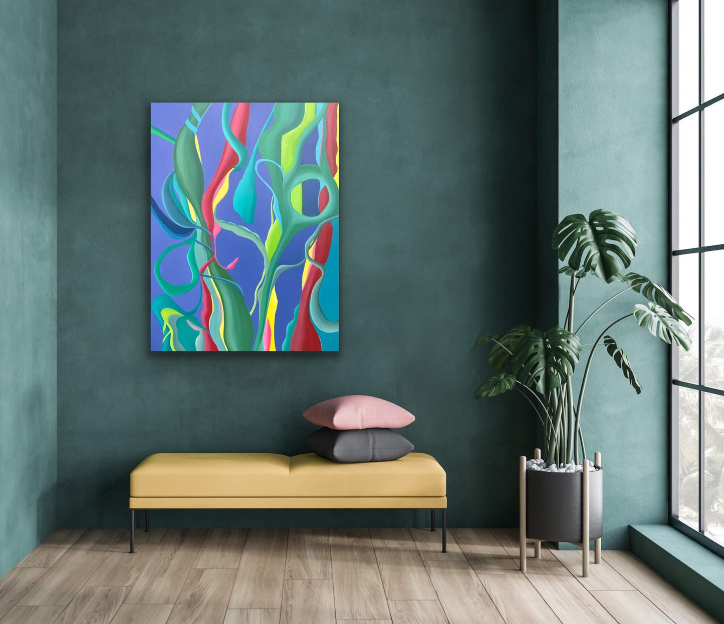 Ebb & Flow at the Tofino Gallery of Contemporary Art - 48 x 36 x 1.5 in