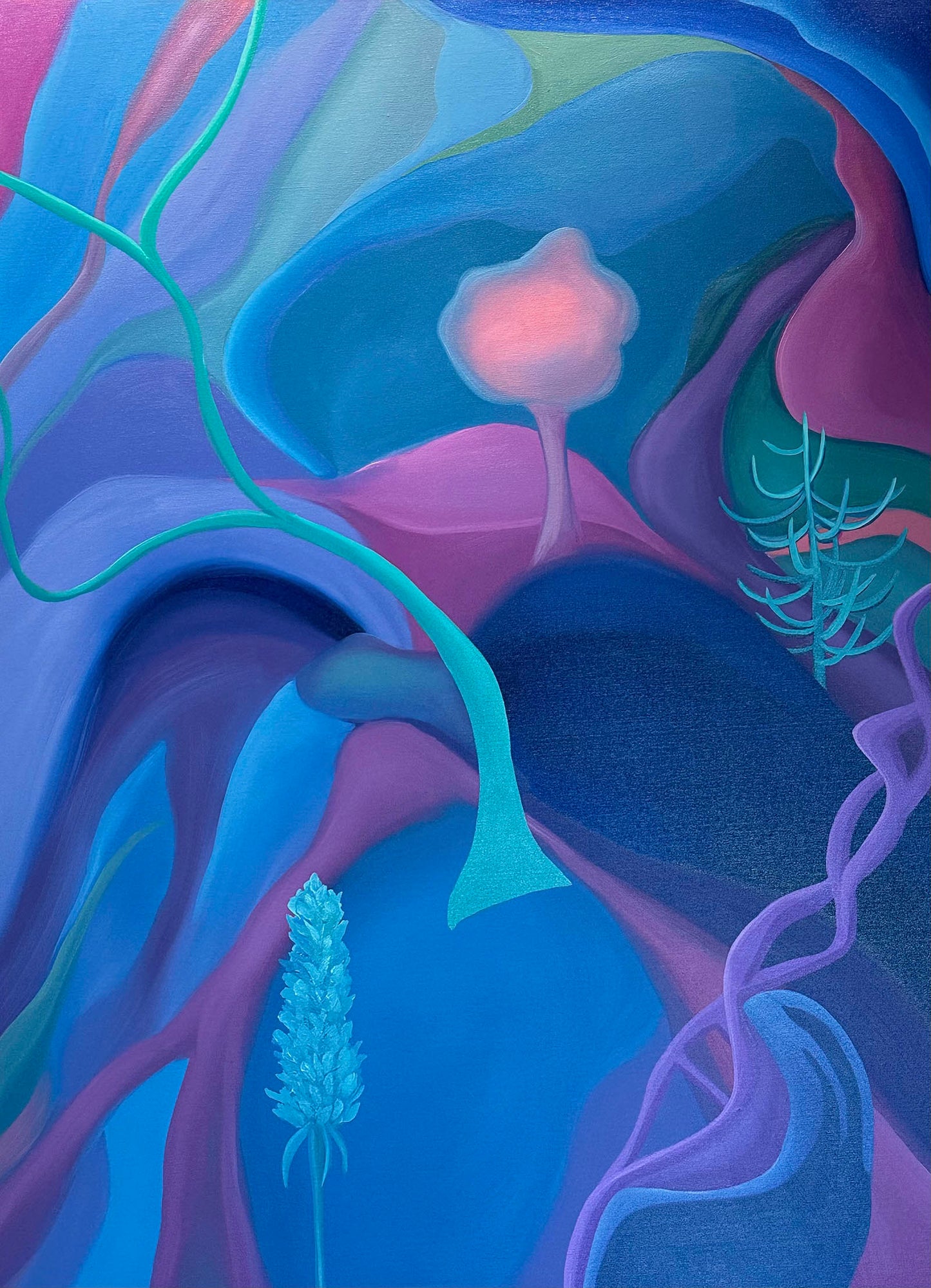 Rhapsody in Blue at Sotheby’s Victoria - 48 x 36 in