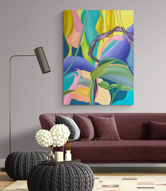 Lost Out Here - at Tofino Gallery of Contemporary Art - 48 x 36 in