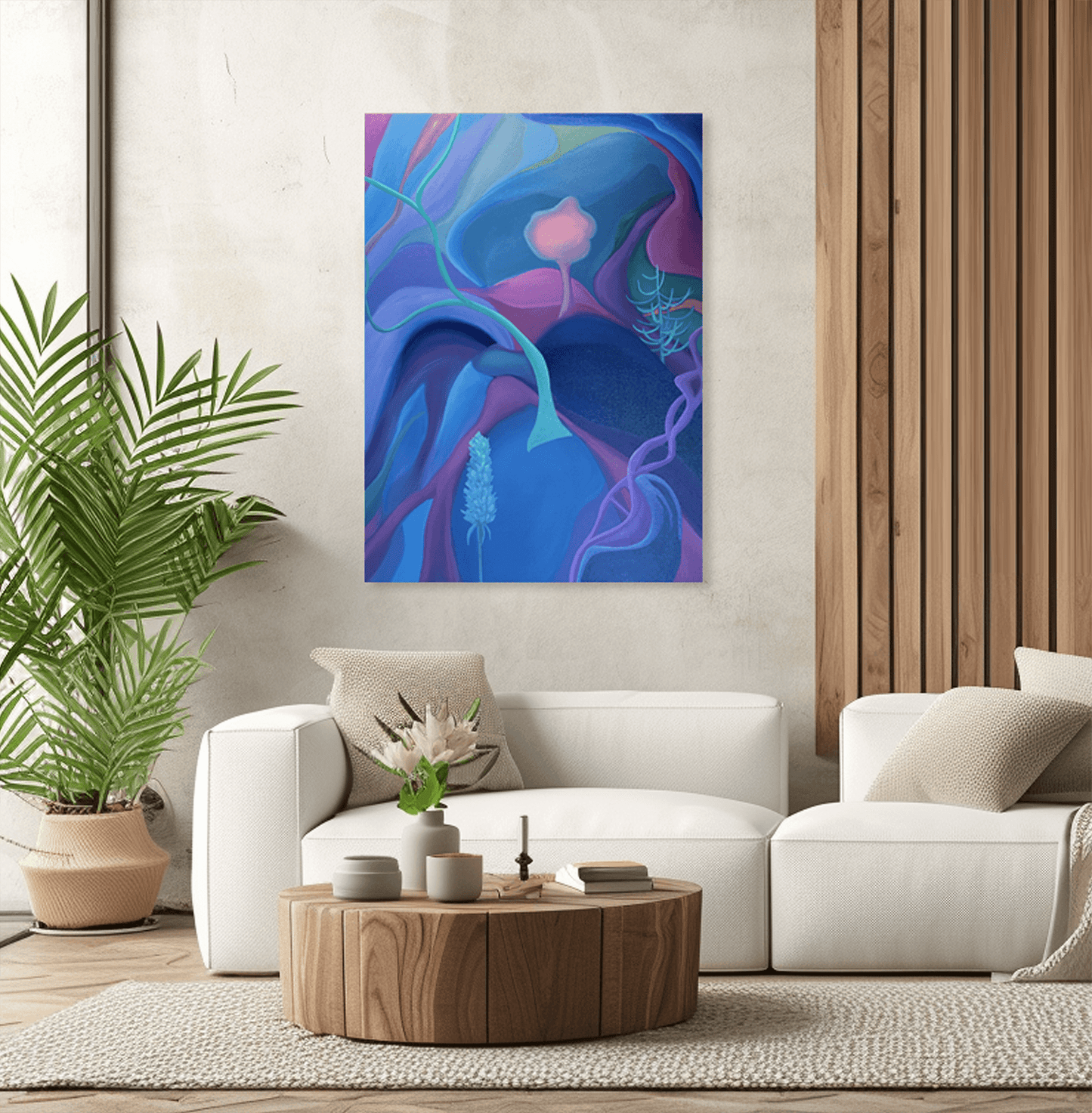 Rhapsody in Blue at Sotheby’s Victoria - 48 x 36 in