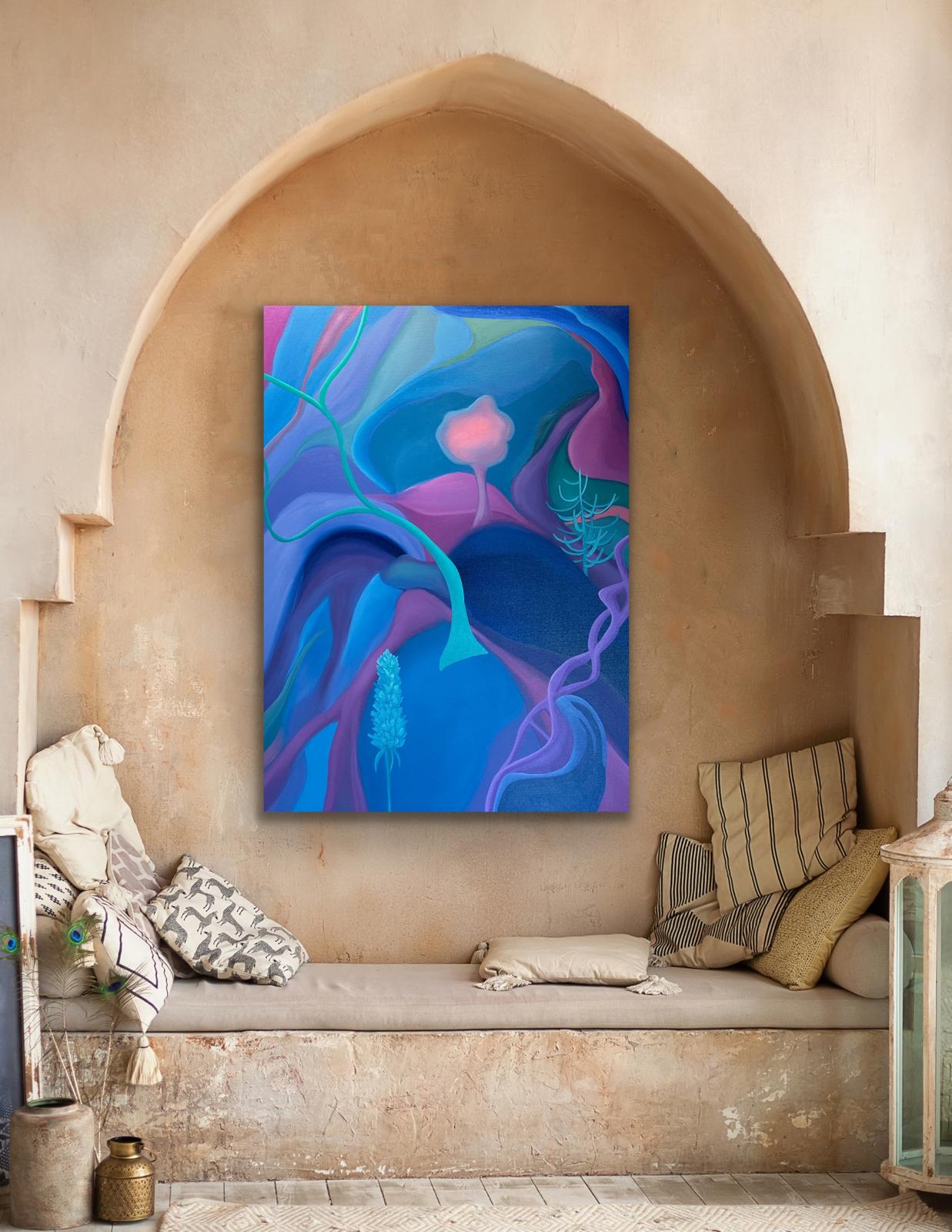 Rhapsody in Blue at Sotheby’s Victoria - 48 x 36 in