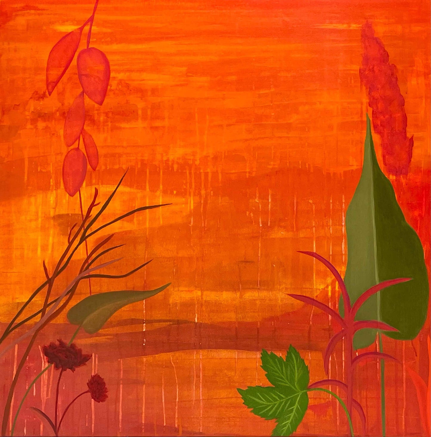 Before the Rain - 30 x 30in - SOLD