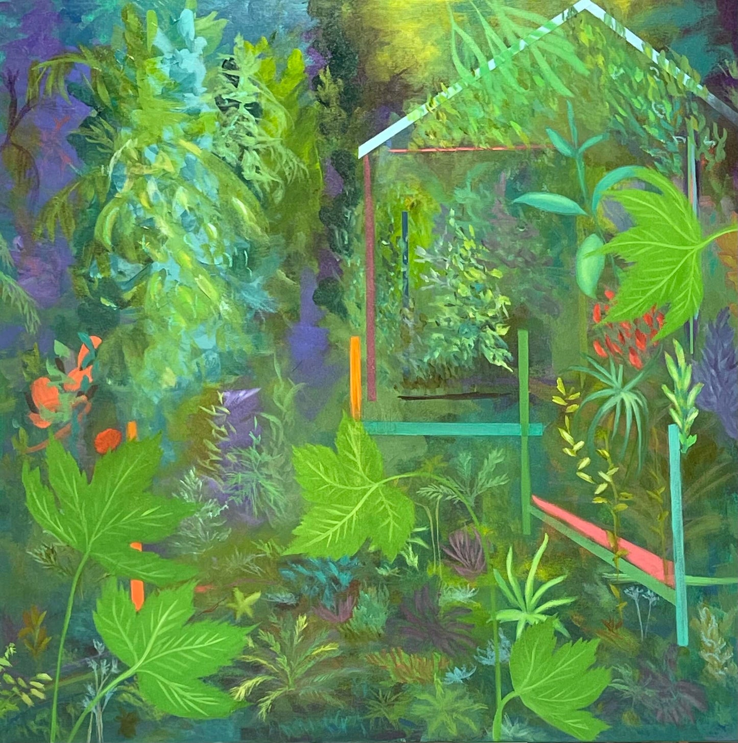 Clearing - 30 x 30 in - Exclusively at Tofino Gallery of Contemporary Art SOLD