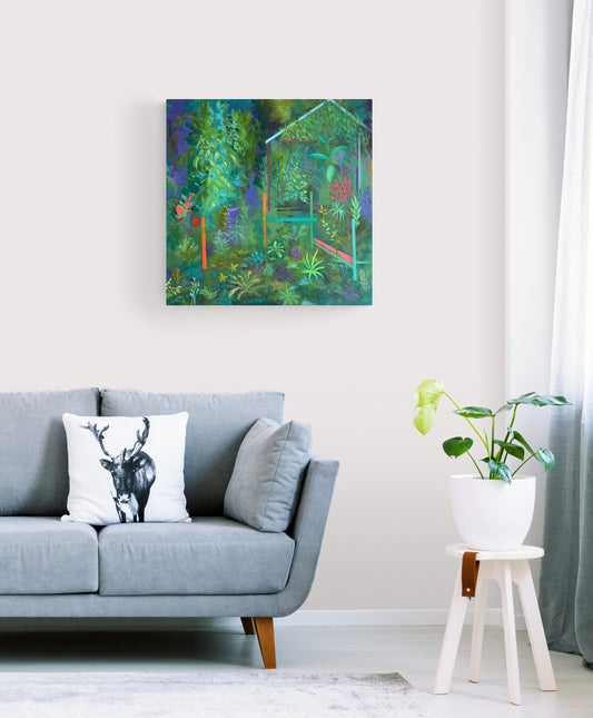 Clearing - 30 x 30 in - Exclusively at Tofino Gallery of Contemporary Art SOLD