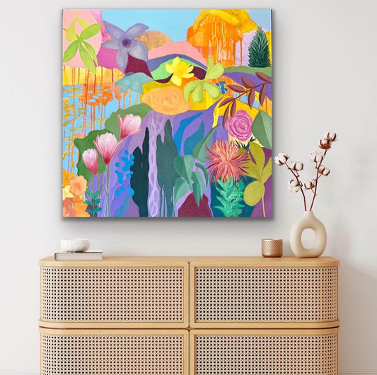 Un Bel di Vedremo - 30 x 30 in - Currently available at the Gallery at Mattick’s, Victoria