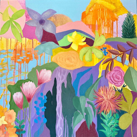 Un Bel di Vedremo - 30 x 30 in - Currently available at the Gallery at Mattick’s, Victoria