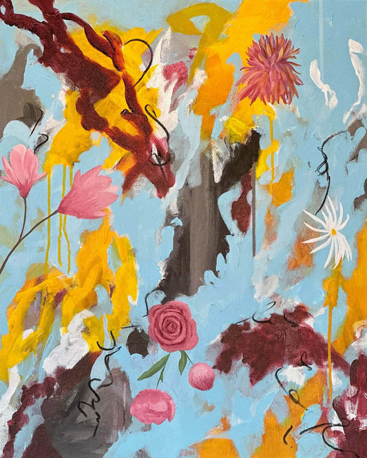 Le Temps des Fleurs - 30 x 24 in - SOLD