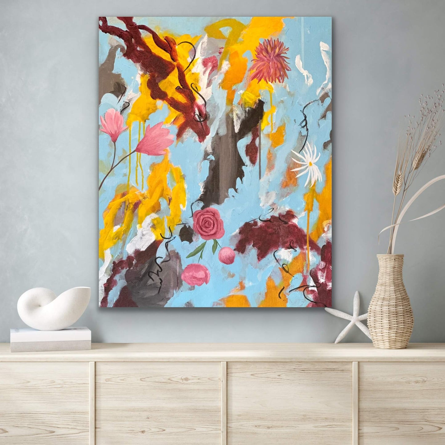 Le Temps des Fleurs - 30 x 24 in - SOLD