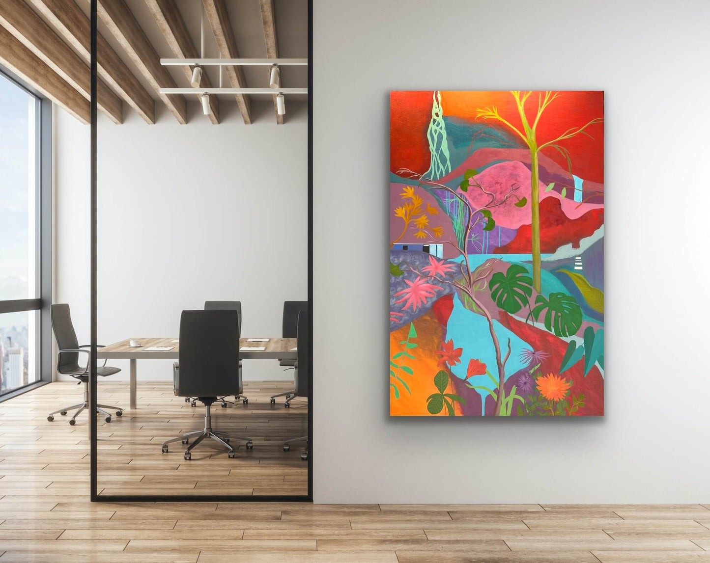 Over the Hill and Far Away - 40 x 60 in - SOLD