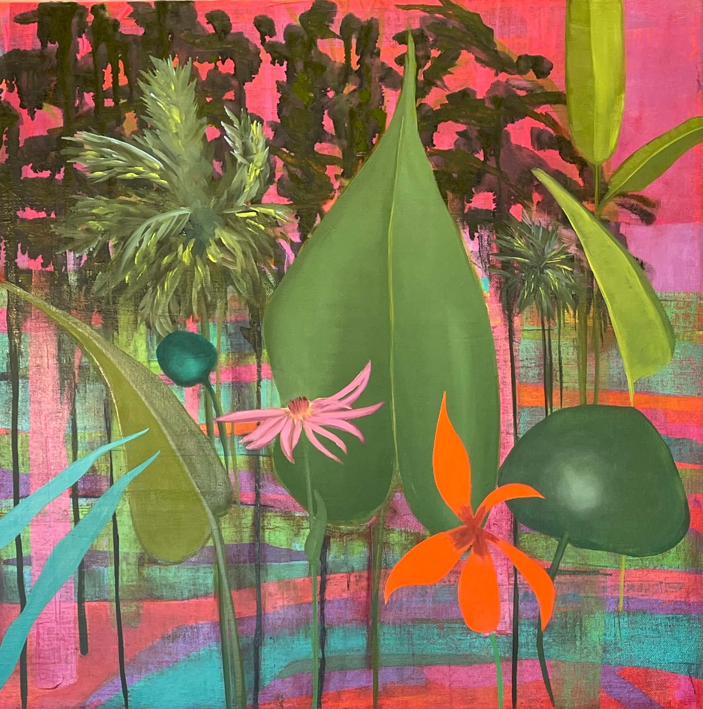 Sonoma at the Federation Gallery in Vancouver -  22 x 22 in