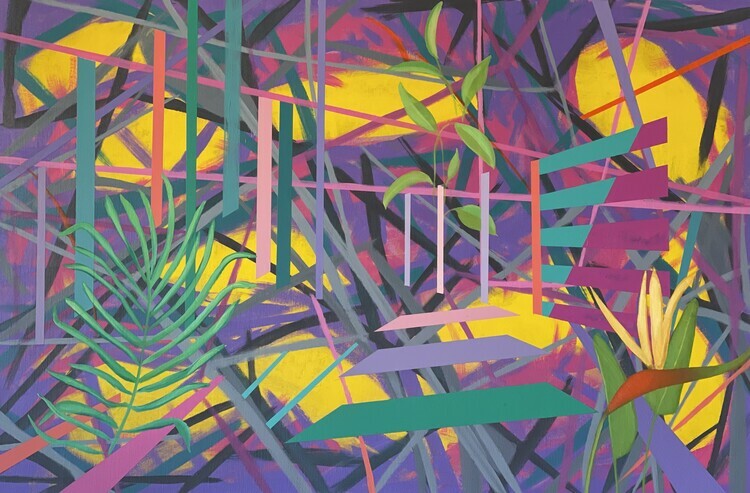 Salto Mortale - 26,5 x 40 in - SOLD