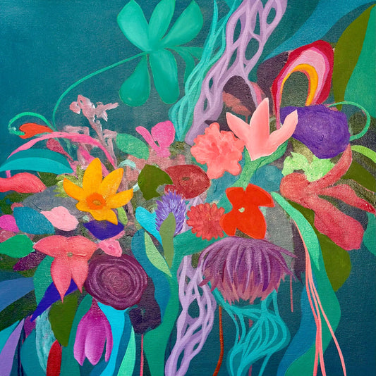 Flowers for You - 30 x 30 in