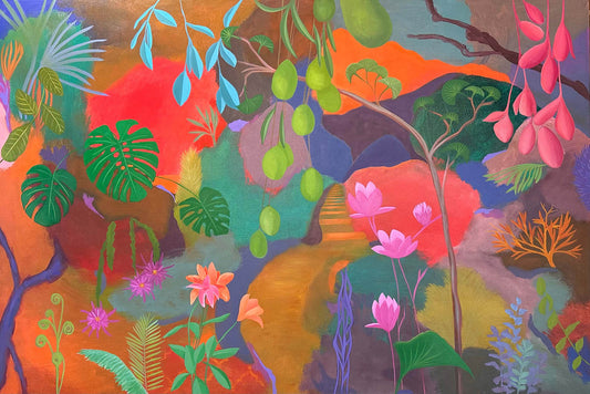 Let’s Take the Long Way Home - 60 x 90 in - available on Artrow