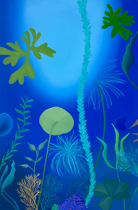 Le Grand Bleu - 60 x 48 in