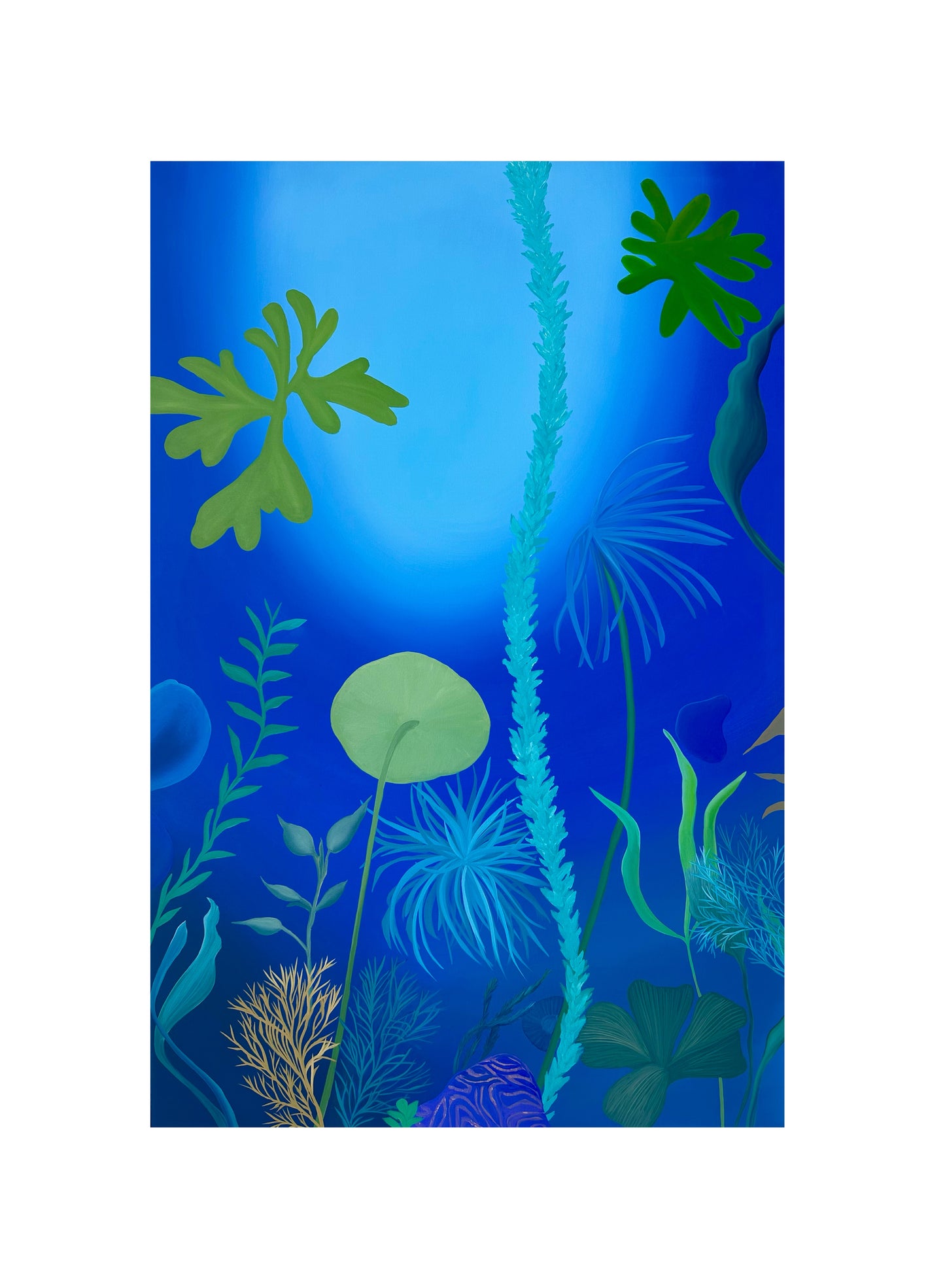 Le Grand Bleu - 60 x 48 in