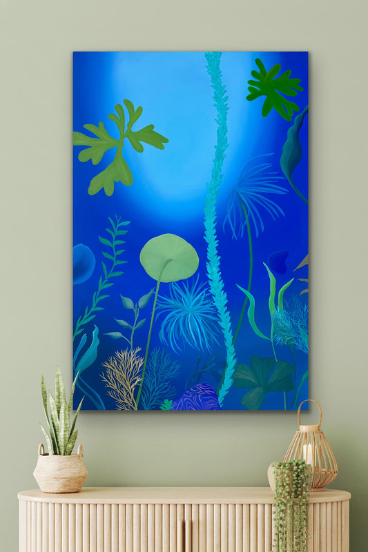 Le Grand Bleu - 60 x 48 in