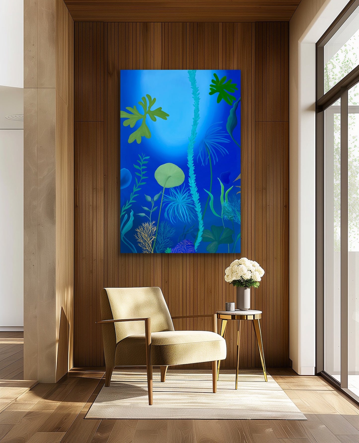 Le Grand Bleu - 60 x 48 in