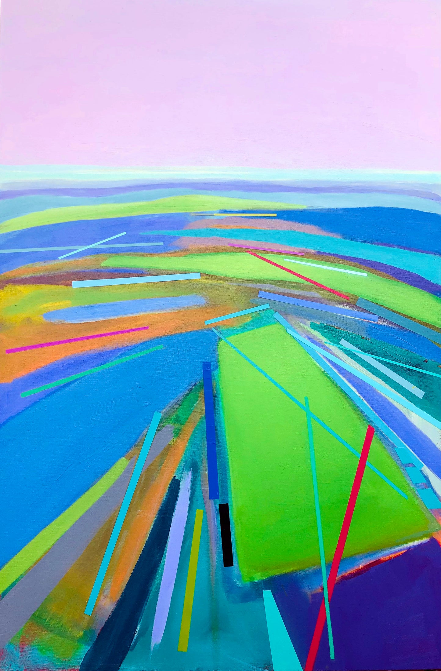 Convergence - 30 x 30 inches  SOLD